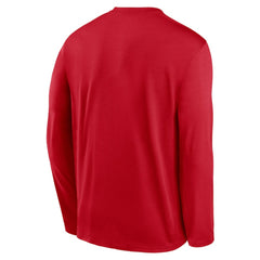Red Los Angeles Angels Nike Authentic Collection Team Logo Legend Performance Long Sleeve T-Shirt