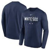 Navy Chicago White Sox Nike Authentic Collection Team Logo Legend Performance Long Sleeve T-Shirt