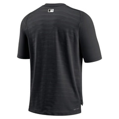 Black Chicago White Sox Nike Authentic Collection Pregame Raglan Performance V-Neck T-Shirt