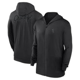 Black Chicago White Sox Nike Authentic Collection Travel Performance Lightweight Full-Zip Hoodie