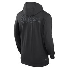 Black St. Louis Cardinals Nike Authentic Collection Travel Performance Lightweight Full-Zip Hoodie