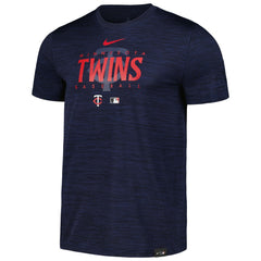 Navy Minnesota Twins Nike Authentic Collection Velocity Performance Practice T-Shirt