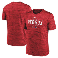 Red Boston Red Sox Nike Authentic Collection Velocity Performance Practice T-Shirt