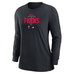 Minnesota Twins Nike Women's Authentic Collection Legend Performance Long Sleeve T-Shirt -