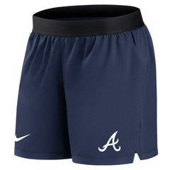 Navy Atlanta Braves Nike Women's Authentic Collection Team Performance Shorts