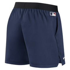Navy Atlanta Braves Nike Women's Authentic Collection Team Performance Shorts