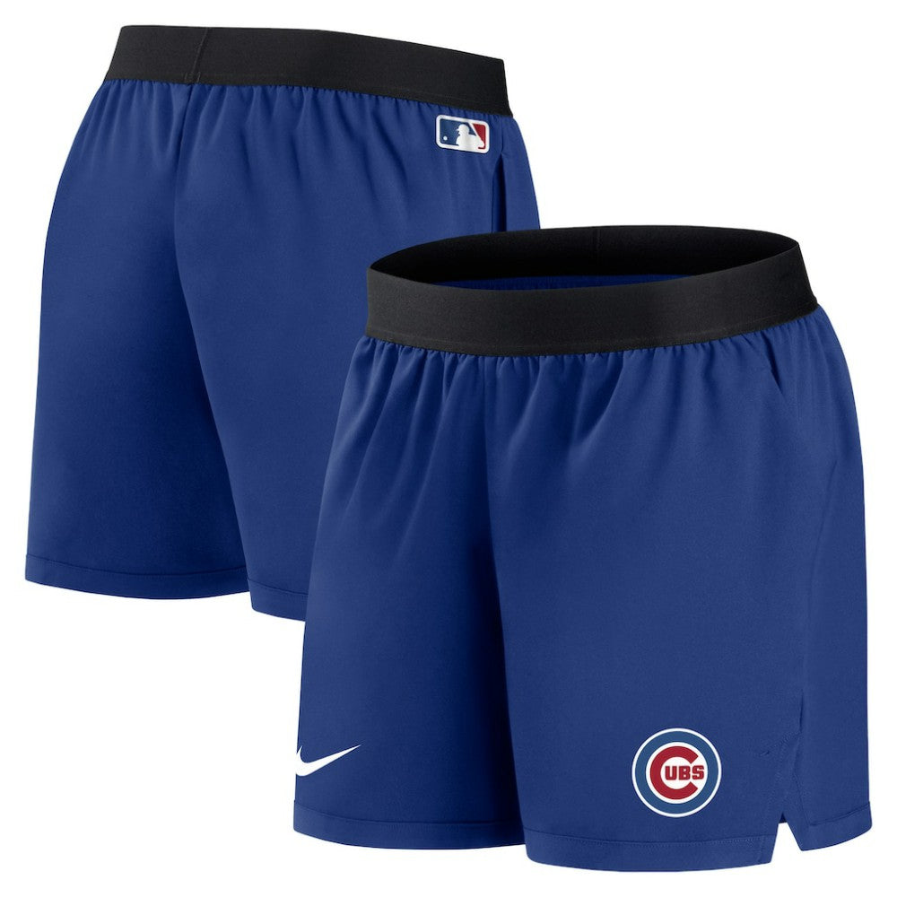 Royal Chicago Cubs Nike Women's Authentic Collection Team Performance Shorts