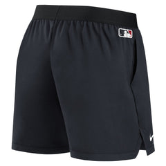 Navy Cleveland Guardians Nike Women's Authentic Collection Team Performance Shorts
