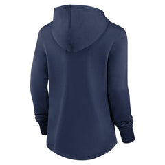 Navy Milwaukee Brewers Nike Women's Authentic Collection Pregame Performance Pullover Hoodie