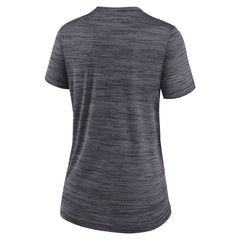Black San Francisco Giants Nike Women's Authentic Collection Velocity Practice Performance V-Neck T-Shirt