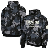 The Wild Collective Camo Pullover Hoodie - Cleveland Browns Hoodies