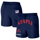 NFL x Staple Throwback Vintage Wash Fleece Shorts - New England Patriots Shorts