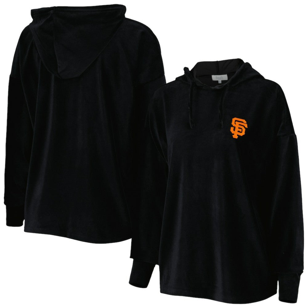 Black San Francisco Giants Touch Women's End Line Pullover Hoodie