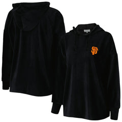Black San Francisco Giants Touch Women's End Line Pullover Hoodie