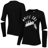 Black Chicago White Sox Touch Women's Formation Long Sleeve T-Shirt