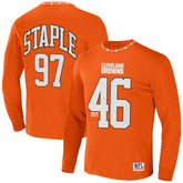 NFL x Staple Core Team Long Sleeve T-Shirt - Cleveland Browns T-shirts