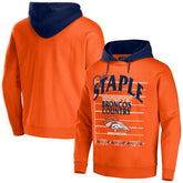 NFL x Staple Throwback Vintage Wash Pullover Hoodie - Denver Broncos Hoodies