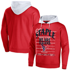 NFL x Staple Throwback Vintage Wash Pullover Hoodie - Houston Texans Hoodies