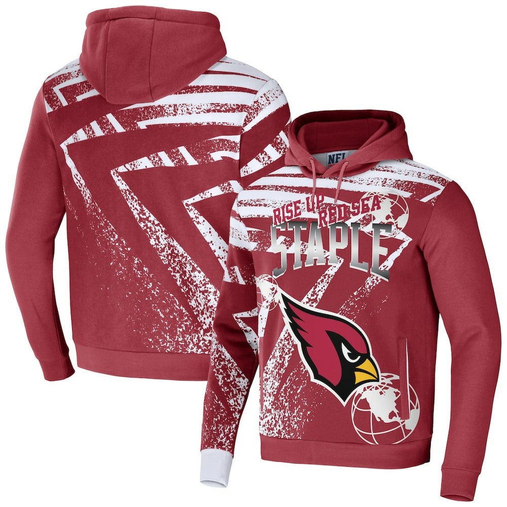 NFL x Staple All Over Print Pullover Hoodie - Arizona Cardinals Hoodies