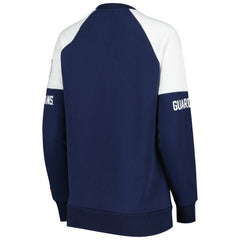 Navy/Red Cleveland Guardians Starter Women's Baseline Raglan Pullover Sweatshirt
