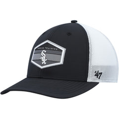Black/White Chicago White Sox '47 Spring Training Burgess Trucker Adjustable Hat