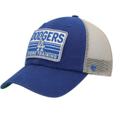 Royal/Tan Los Angeles Dodgers '47 Four Stroke Clean Up Trucker Snapback Hat