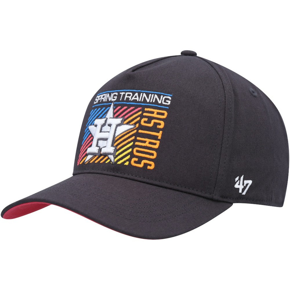 Charcoal Houston Astros '47 2023 Spring Training Reflex Hitch Snapback Hat