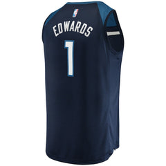 Fanatics Anthony Edwards Minnesota Timberwolves 2021/22 Fast Break Replica Jersey