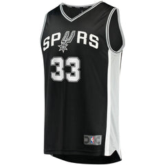 Fanatics Tre Jones San Antonio Spurs Fast Break Replica Jersey
