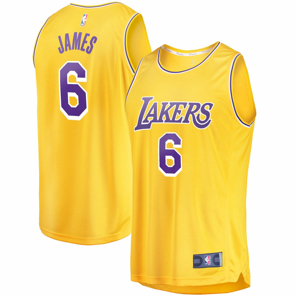 Fanatics LeBron James Los Angeles Lakers 2021/22 Fast Break Replica Jersey