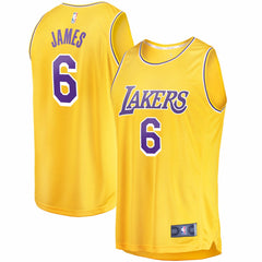 Fanatics LeBron James Los Angeles Lakers 2021/22 Fast Break Replica Jersey
