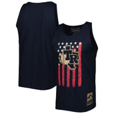 Navy Texas Rangers Mitchell & Ness Cooperstown Collection Stars and Stripes Tank Top
