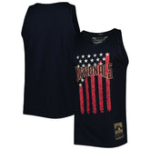Navy Washington Nationals Mitchell & Ness Cooperstown Collection Stars and Stripes Tank Top