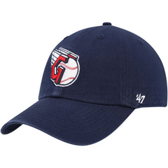 Navy Cleveland Guardians '47 Clean Up Adjustable Hat