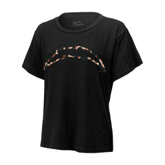Justin Herbert Majestic Threads Women's Leopard Player Name & Number T-Shirt - Los Angeles Chargers T-shirts