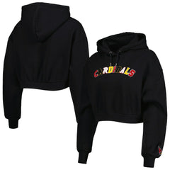 The Wild Collective Women's Cropped Pullover Hoodie - Arizona Cardinals Hoodies