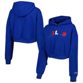 The Wild Collective Women's Cropped Pullover Hoodie - Buffalo Bills Hoodies