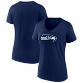 Women's Icon Primary Logo V-Neck T-Shirt - Seattle Seahawks T-shirts