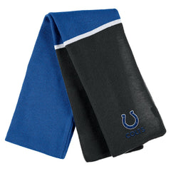 WEAR by Erin Andrews Women's Colorblock Cuffed Knit Hat with Pom and Scarf Set - Indianapolis Colts Hats