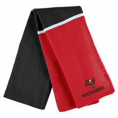 WEAR by Erin Andrews Women's Colorblock Cuffed Knit Hat with Pom and Scarf Set - Tampa Bay Buccaneers Hats