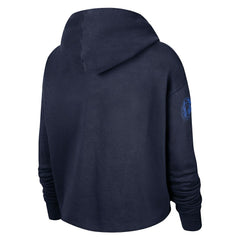 Nike Dallas Mavericks Women's Split Flip Courtside Cropped Pullover Hoodie sale