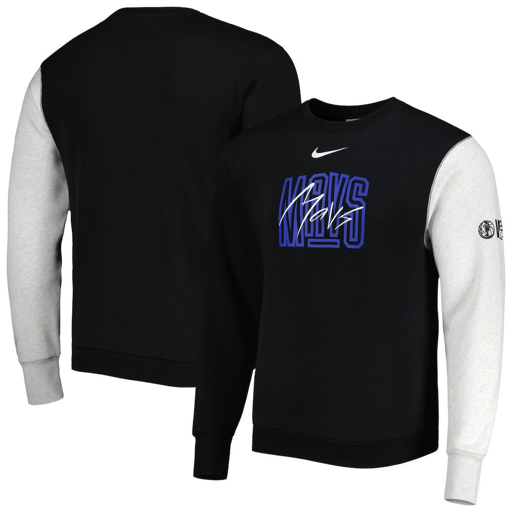Nike Dallas Mavericks Courtside Versus Force & Flight Pullover Sweatshirt sale