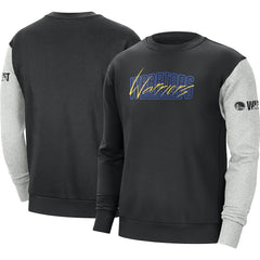 Nike Golden State Warriors Courtside Versus Force & Flight Pullover Sweatshirt sale