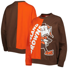 Women's Big Face Pullover Sweatshirt - Cleveland Browns Pullover