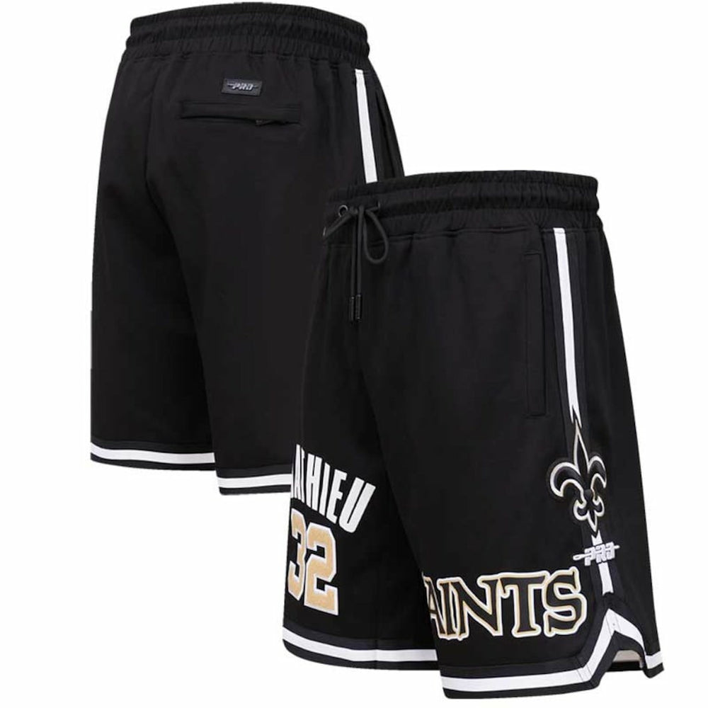 Tyrann Mathieu Pro Standard Player Name & Number Shorts - New Orleans Saints Shorts