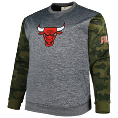 Fanatics Chicago Bulls Big & Tall Camo Stitched Sweatshirt