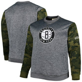 Fanatics Brooklyn Nets Big & Tall Camo Stitched Sweatshirt