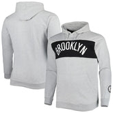 Fanatics Brooklyn Nets Big & Tall Wordmark Pullover Hoodie
