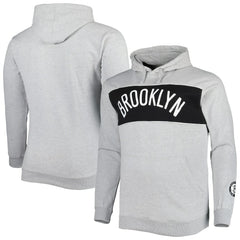 Fanatics Brooklyn Nets Big & Tall Wordmark Pullover Hoodie
