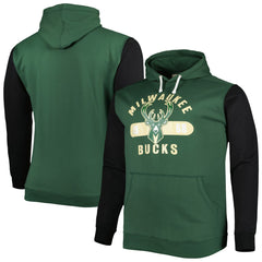 Fanatics Milwaukee Bucks Big & Tall Bold Attack Pullover Hoodie